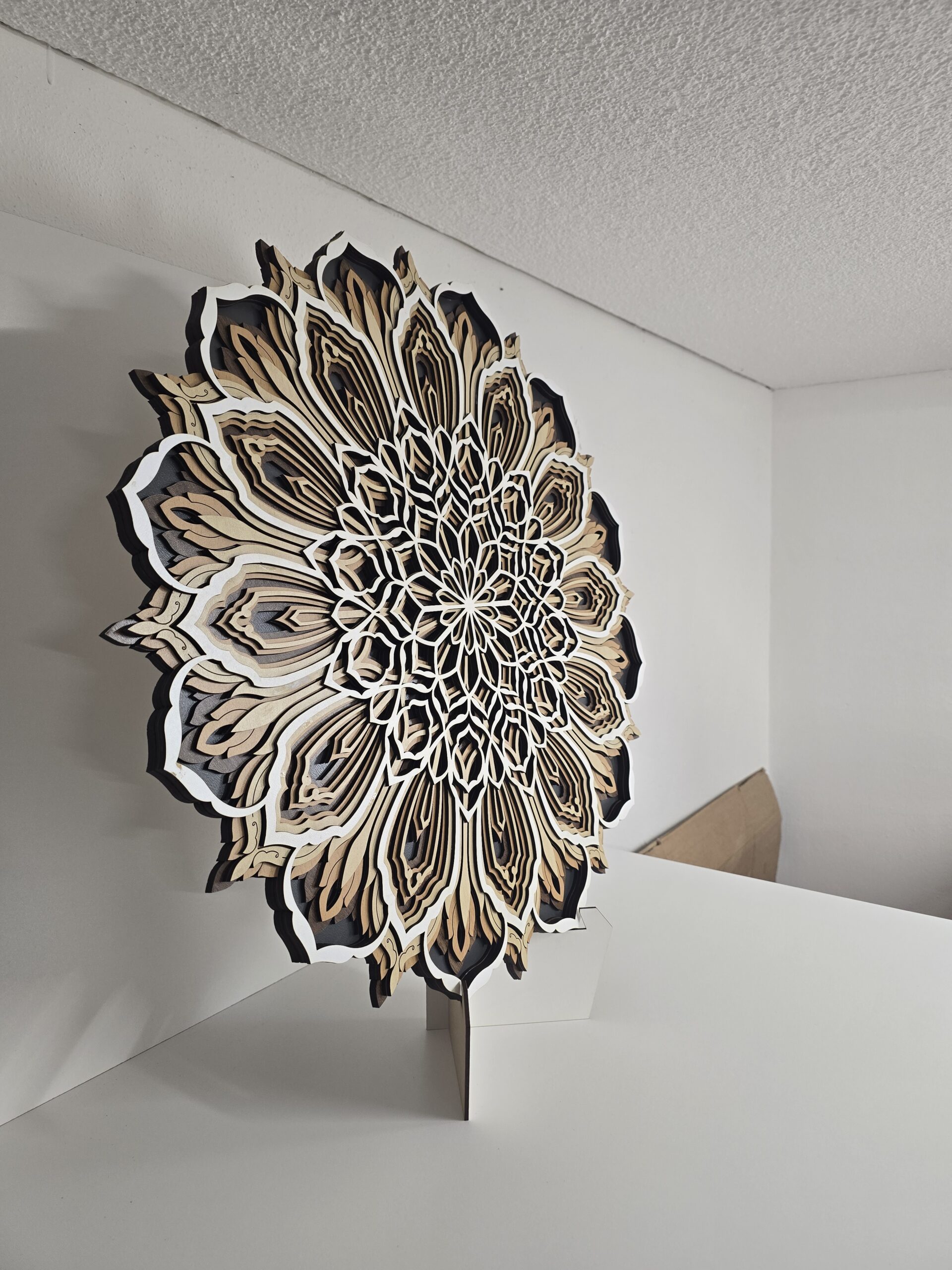 5 Layer Laser Cut Sacred Geometry Wall Art – NCLL17 (copia) - Image 2