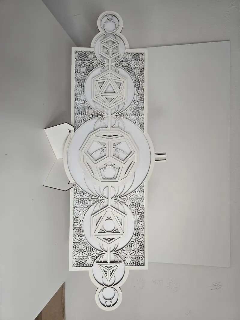5 Layer Laser Cut Sacred Geometry Wall Art – NCLL9